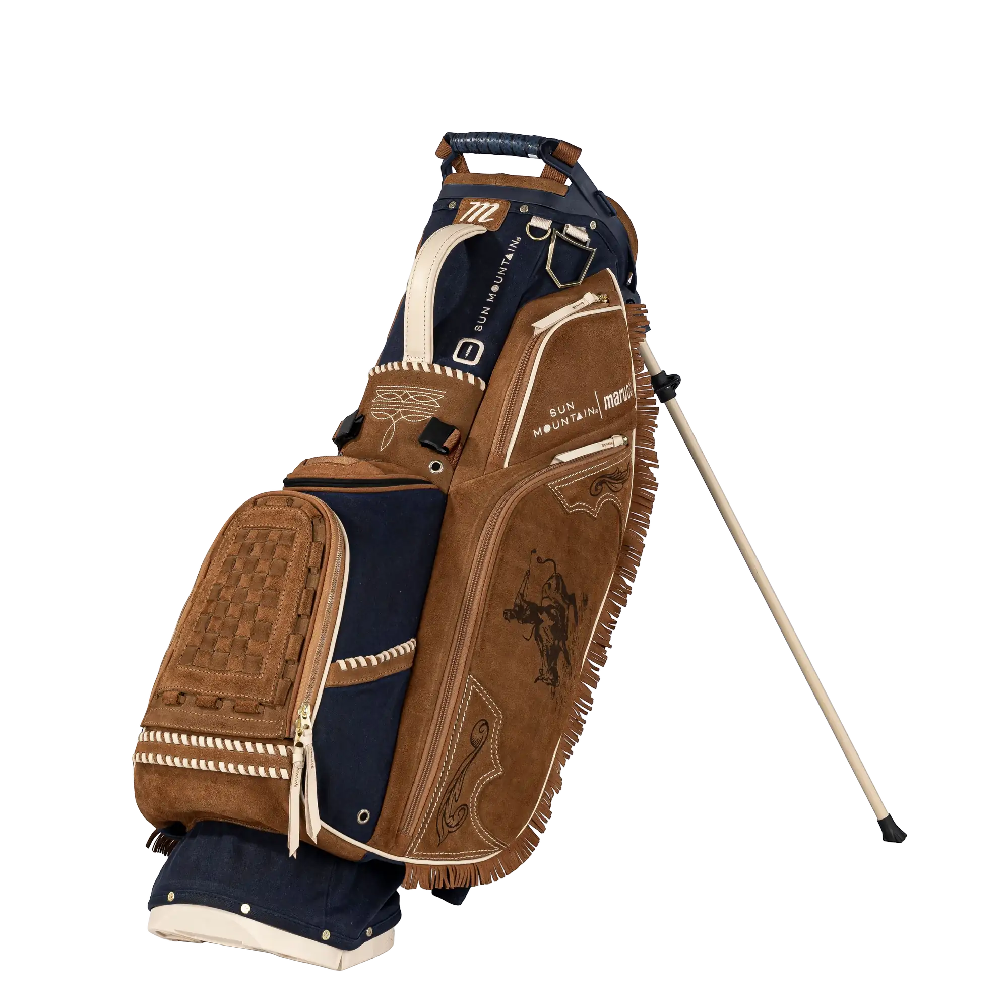 Sun Mountain × Marucci、野球グラブ発想の限定スタンドバッグ