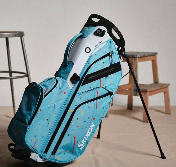 Srixon ペイントデザイン ブルー バッグ