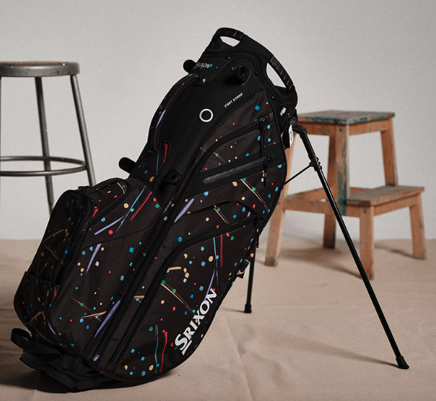 Srixon ペイントデザイン ブラック バッグ