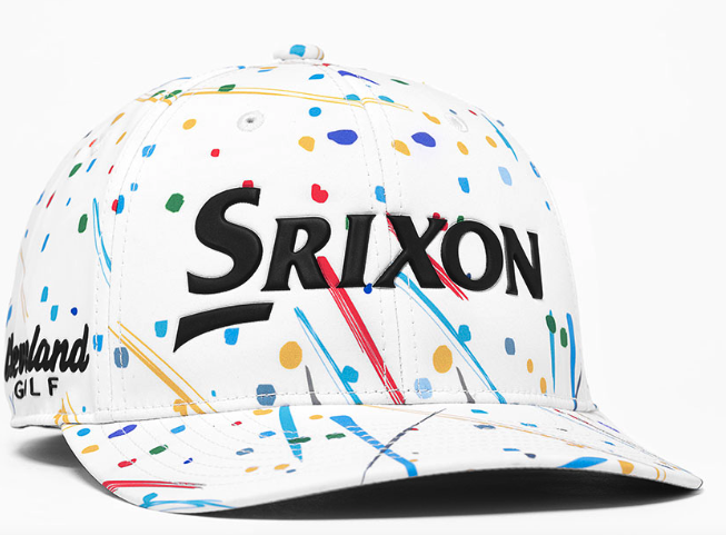 Srixon ペイントデザイン ホワイト キャップ