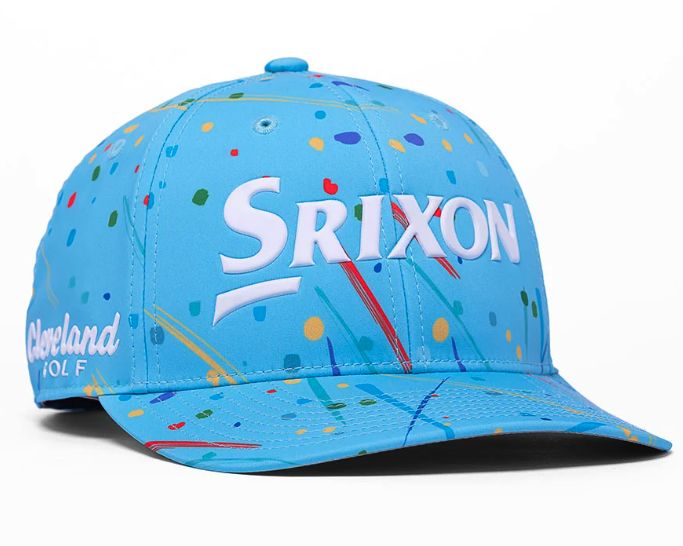 Srixon ペイントデザイン ブルー キャップ